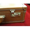 Malette- attaché case Lancel en cuir gold