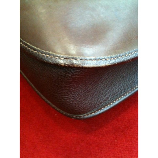 Sac Hermès Evelyne en cuir chocolat