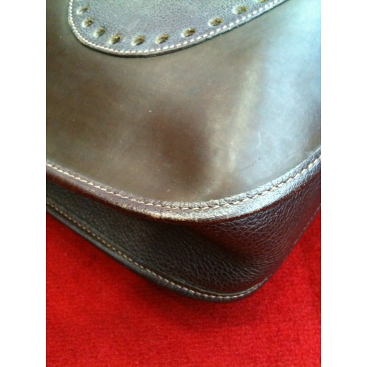 Sac Hermès Evelyne en cuir chocolat