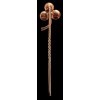 Épingle à cravate ancienne fleur de lys en or et tourmalines