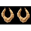 Boucles d'oreilles créoles en or