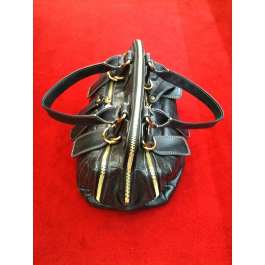 Sac Chloé porté main bag en cuir noir
