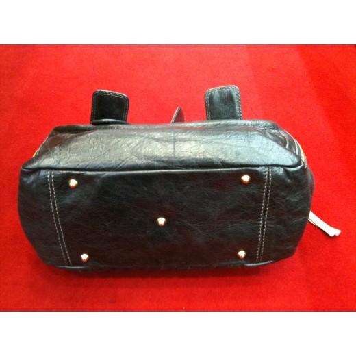Sac Chloé porté main bag en cuir noir