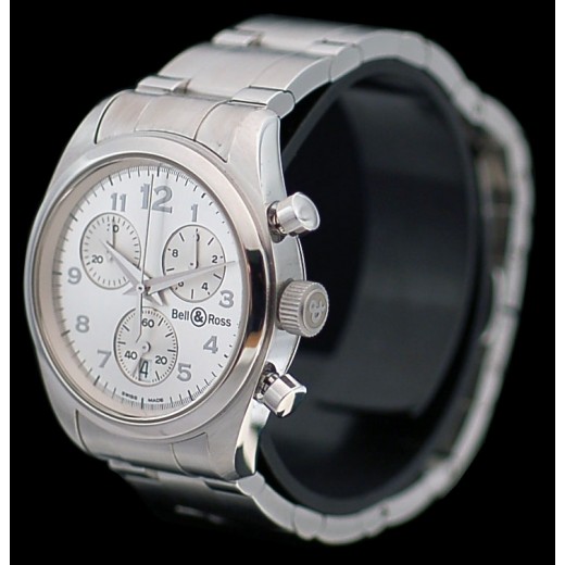 Montre Bell & Ross chronographe en acier