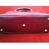 Sac Renouard en cuir bordeaux