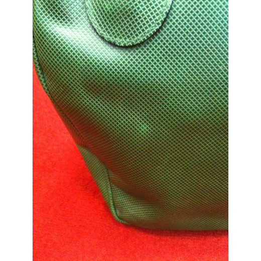Sac Bottega Venetta en cuir vert