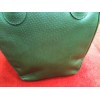 Sac Bottega Venetta en cuir vert