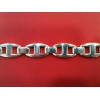 Bracelet Hermès Cassiopée en argent et saphirs blancs