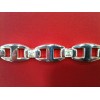 Bracelet Hermès Cassiopée en argent et saphirs blancs