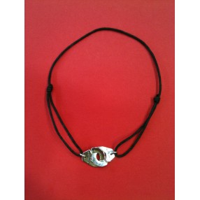 Collier sur cordon Dinh Van Menottes