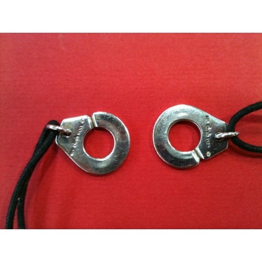Collier sur cordon Dinh Van Menottes