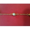 Sautoir Chanel métal doré et perles Vintage