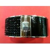 Bracelet jonc Swarovski Intervalle noir