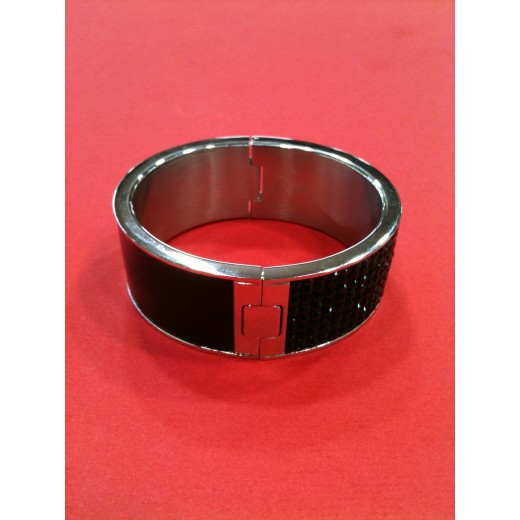 Bracelet jonc Swarovski Intervalle noir