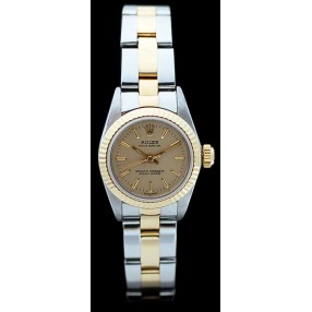 Montre Rolex Lady Oyster Perpetual en or et acier