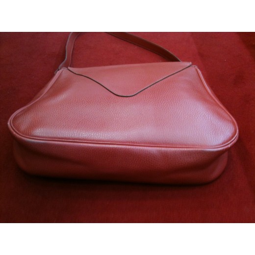 Sac Hermès Christine en cuir rouge