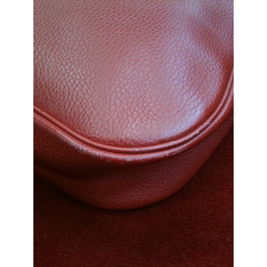 Sac Hermès Christine en cuir rouge