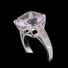 Bague Mauboussin Gueule d'Amour en or, diamants et rose de France