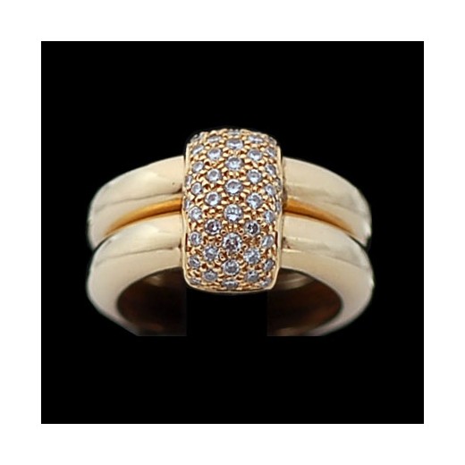 Bague Chaumet Duo en or et diamants