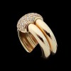 Bague Chaumet Duo en or et diamants