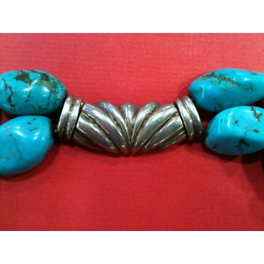 Collier en turquoises