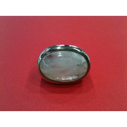 Bague en argent et quartz