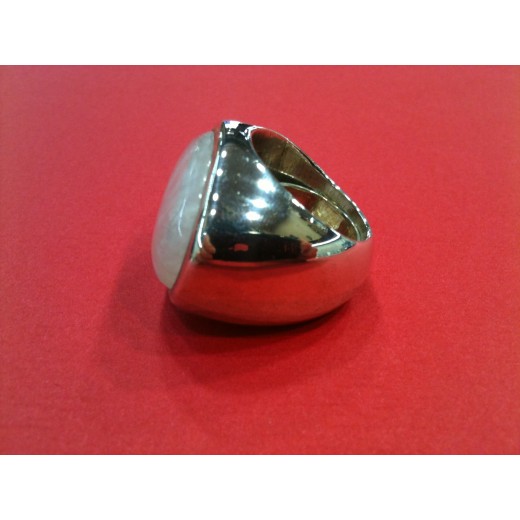 Bague en argent et quartz