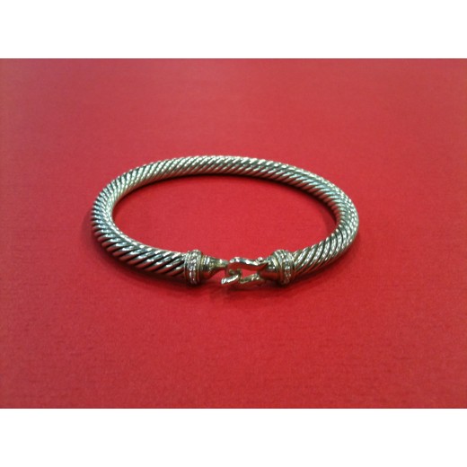 Bracelet Yurman Cäble en argent 