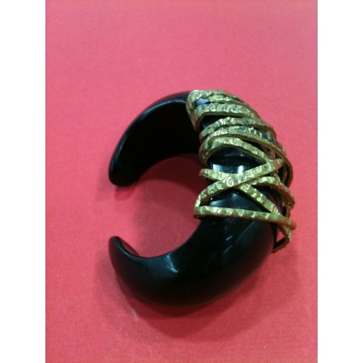 Bracelet SIKI en résine et laiton