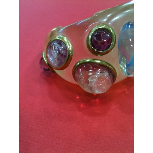 Bracelet SIKI en résine et quartz