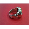 Bague en or et argent 