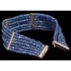 Bracelet Manchette "saphirs de ceylan"