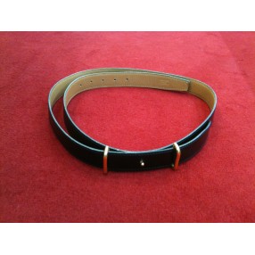 Ceinture Hermès en cuir noir