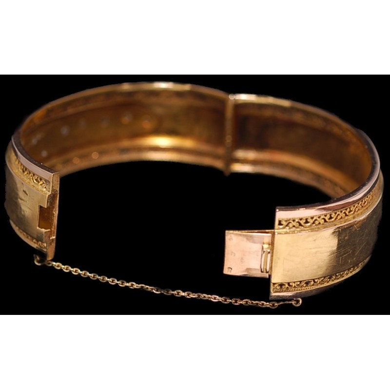 Bracelet Jonc - Or jaune - 6 Diamants - Royale - Arthus Bertrand