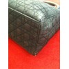 Sac Lady Dior en tissu noir