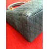 Sac Lady Dior en tissu noir