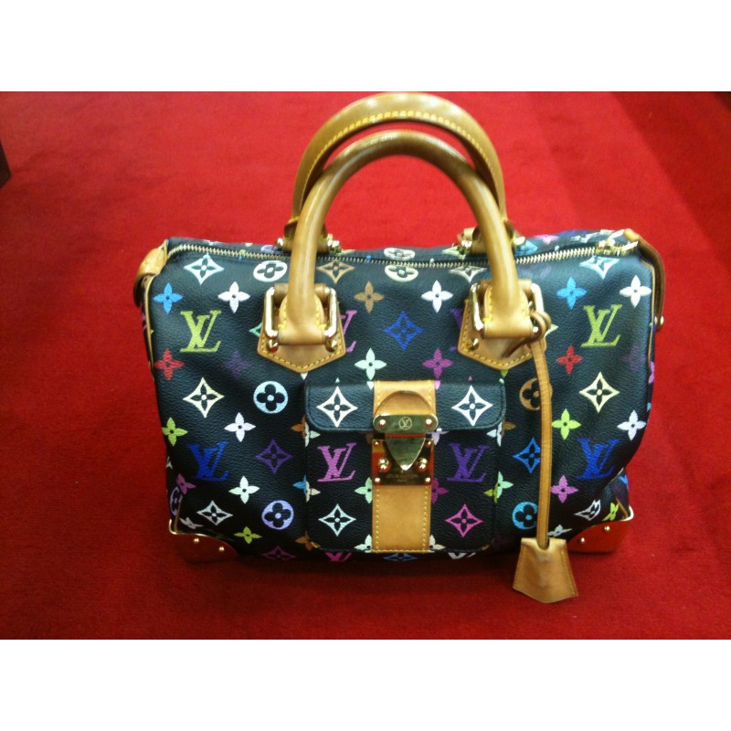 Sac Louis Vuitton Speedy 30 en toile monogram multicolore