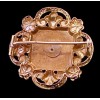 Broche ancienne deux ors et perle