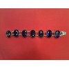 Bracelet en argent et améthystes