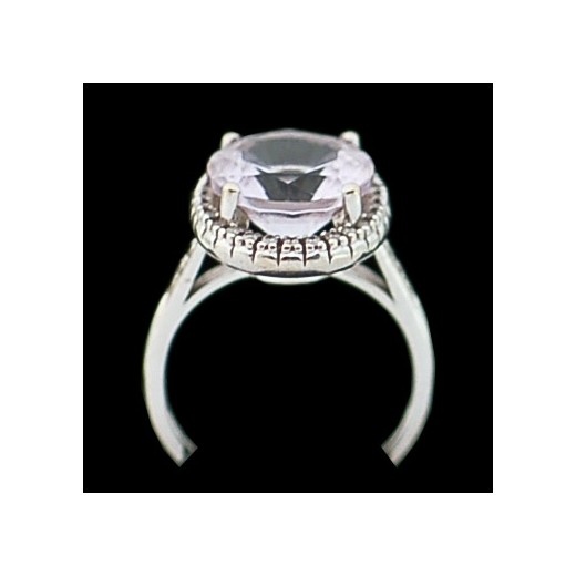 Bague Mauboussin Vraiment Toi en or, diamants et rose de France