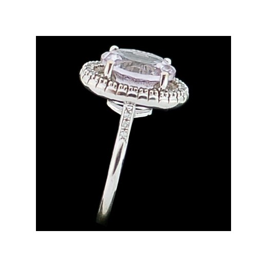 Bague Mauboussin Vraiment Toi en or, diamants et rose de France