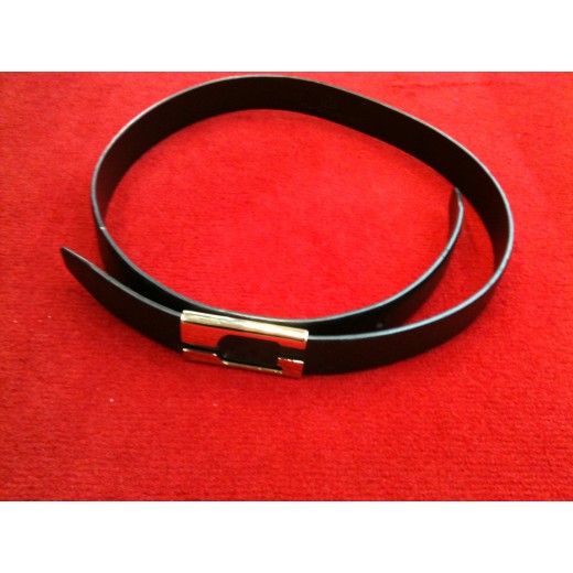 Ceinture Gucci en cuir noir 