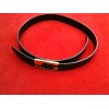 Ceinture Gucci en cuir noir 