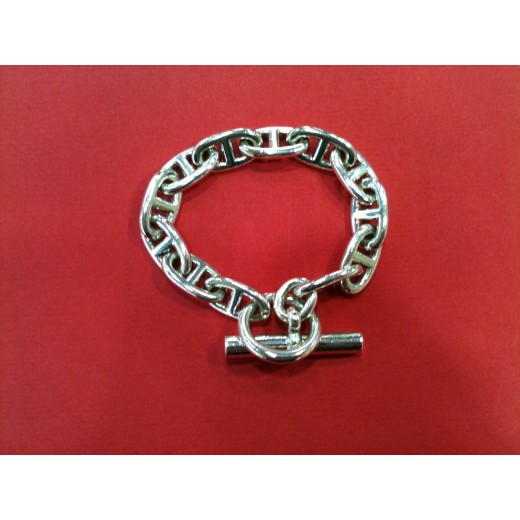 Bracelet Hermès Chaîne d'ancre en argent