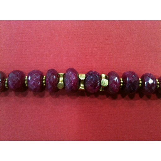Bracelet rubis d'Inde