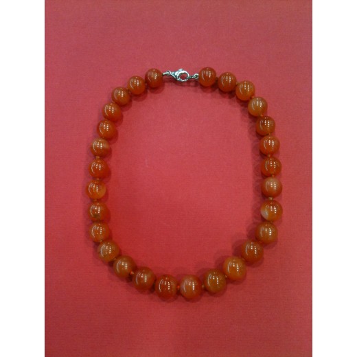 Collier en cornaline