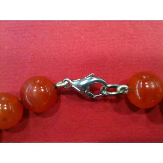 Collier en cornaline