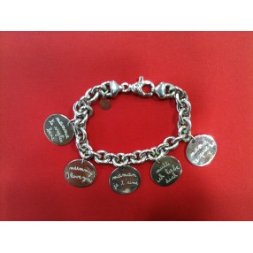 Bracelet Arthus Bertrand en argent Maman je t'aime