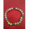 Collier en quartz rose et vert