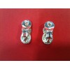 Boucles d'oreille Hermès en argent